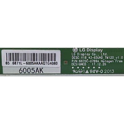 T-CON PARA TV PHILIPS NUEVA / NUMERO DE PARTE 6871l-6005A / 6870C-0769A / MODELO 65PFL5604/F7	 - Imagen 2